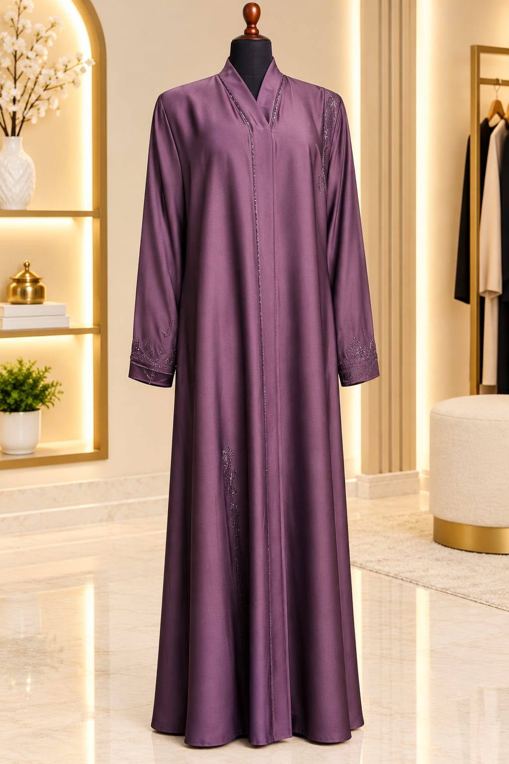 ✨ Luxury Embroidered Fancy Abaya