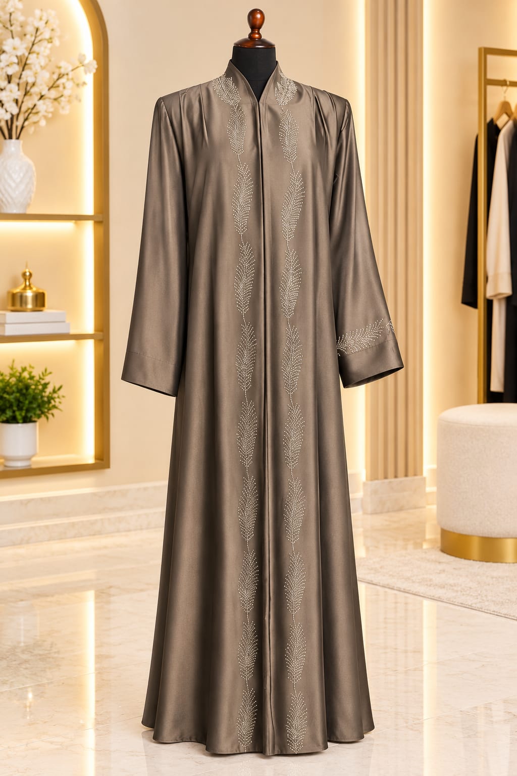 ✨ Luxury Embroidered Fancy Abaya