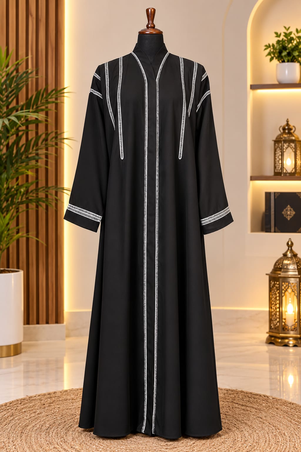 ✨ Luxury Embroidered Fancy Abaya
