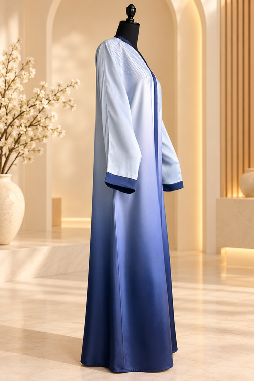 Black &amp; Mocha Luxe Abaya