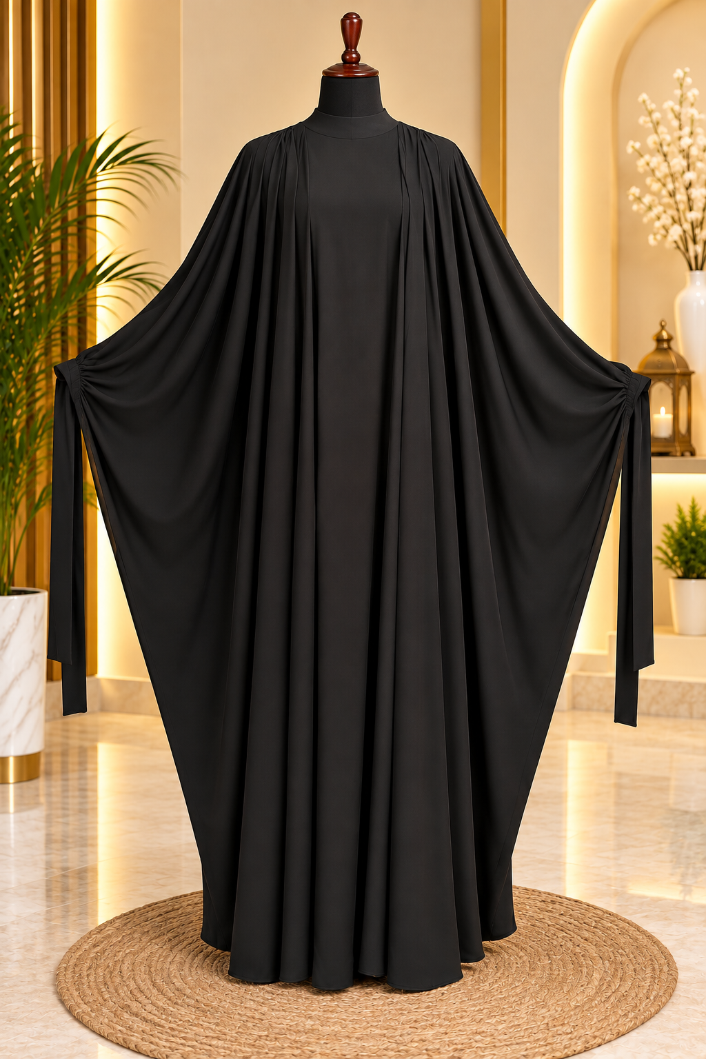 Midnight Grace Batwing Abaya