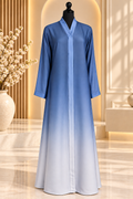 Ombre Blue Elegance Abaya